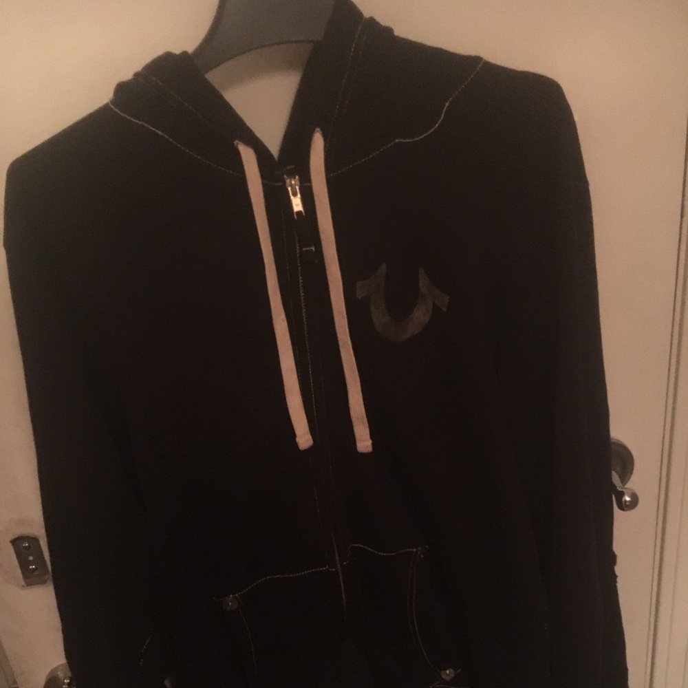 True religion jacket with suede sighn not regular